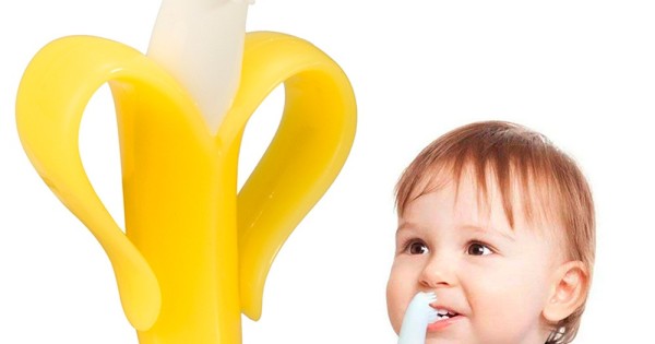Flipkart Baby Banana Bendable Training Toothbrush Teether-Banana