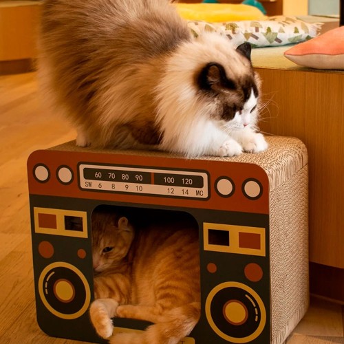 retro radio σπιτάκι γάτας, Leyou pet retro radio σπιτάκι γάτας