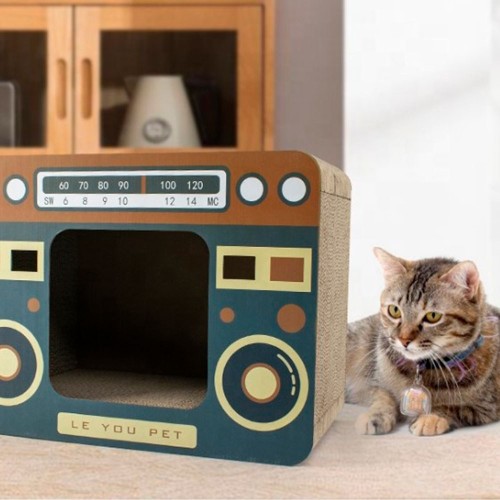 retro radio σπιτάκι γάτας, Leyou pet retro radio σπιτάκι γάτας