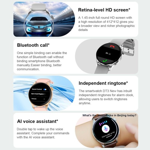 smartwatch DT3 New - έκδοση DIY, DT NO.1 smartwatch DT3 New - έκδοση DIY