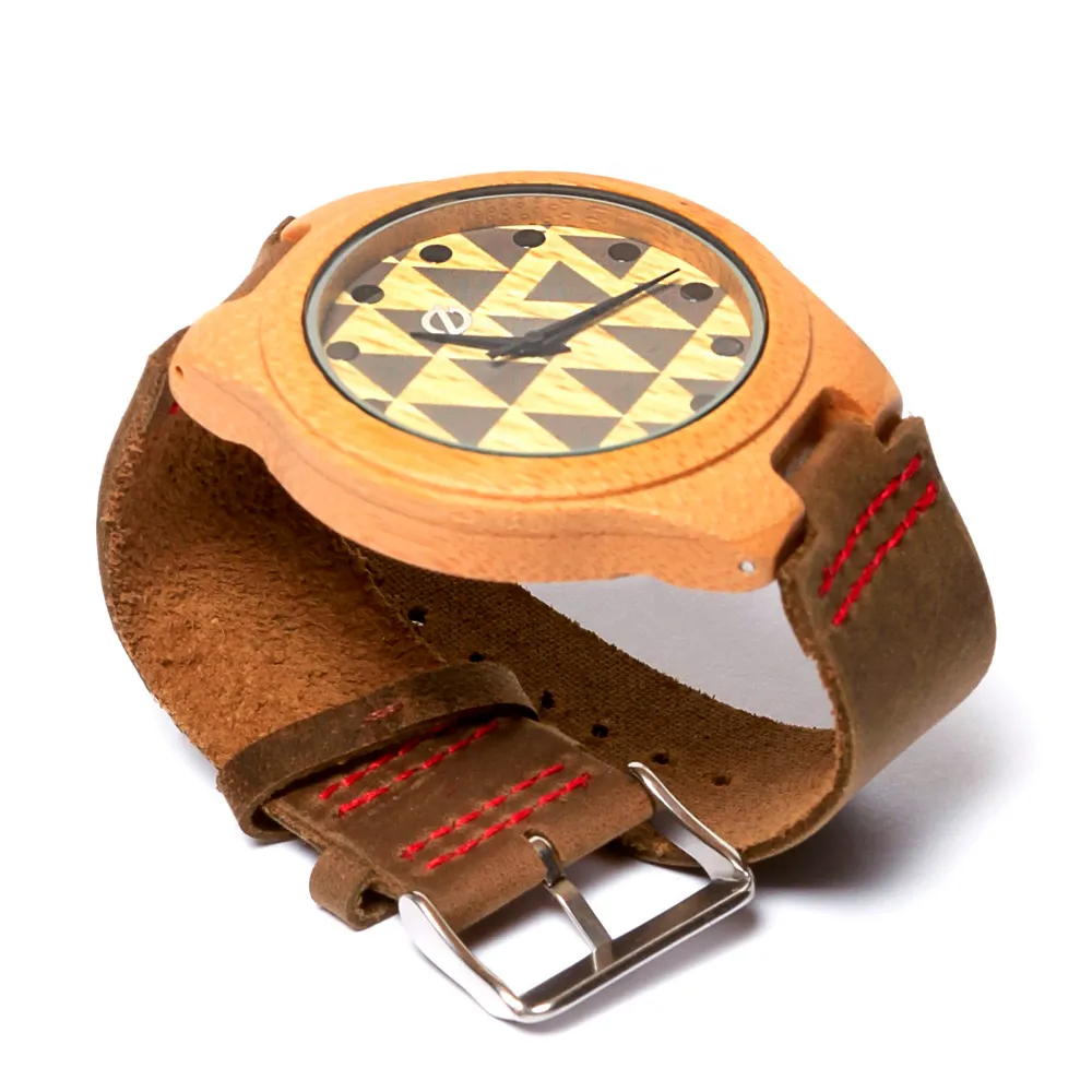 Wooden watch Zirro - Triangle