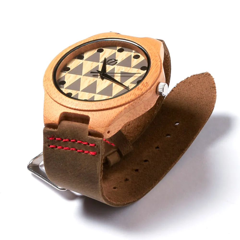 Wooden watch Zirro - Triangle