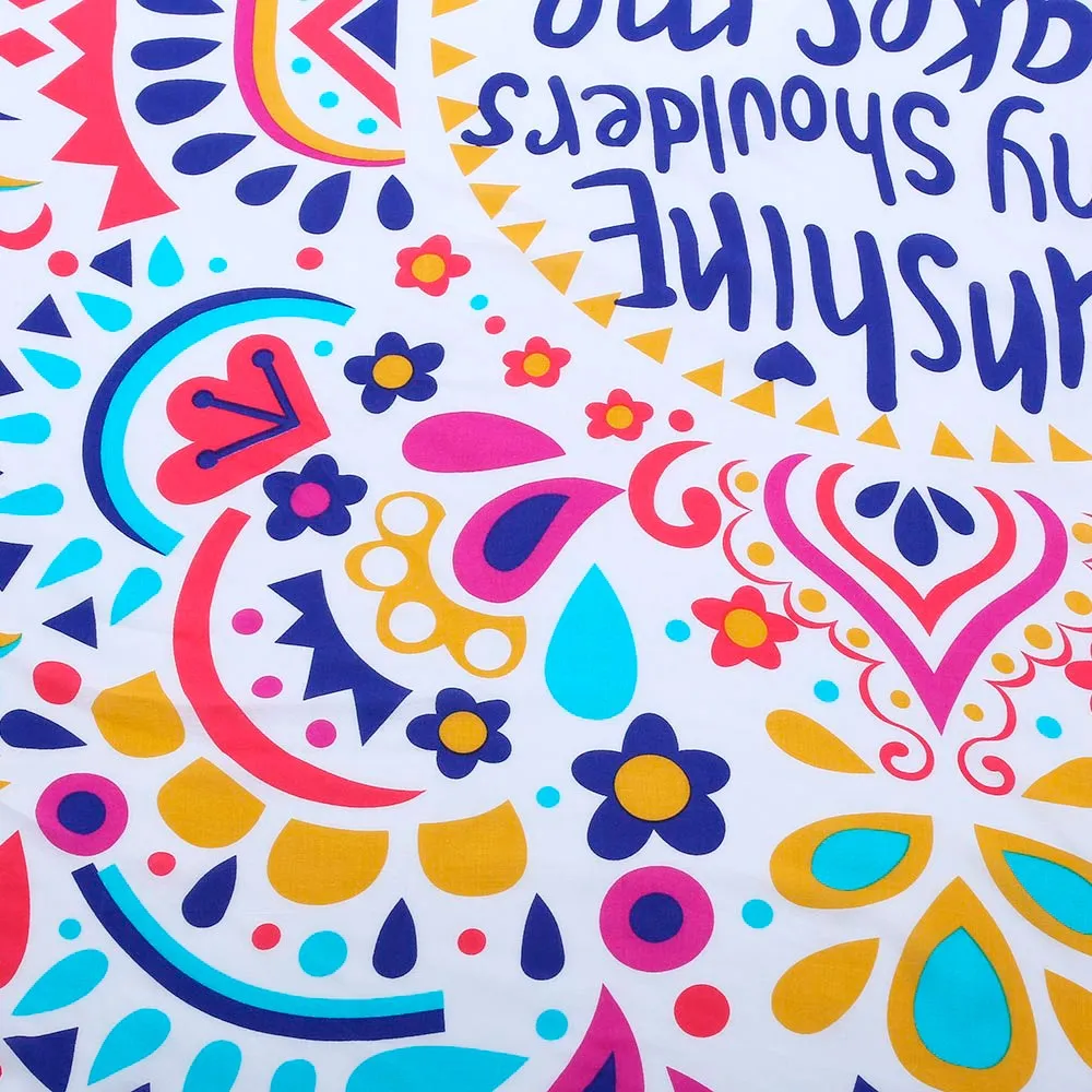 round bloom beach pareo