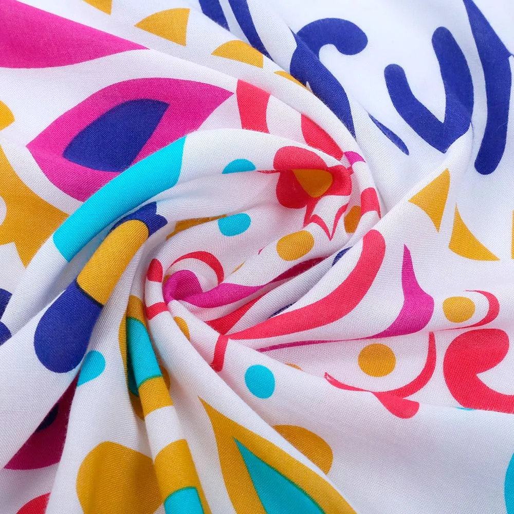 round bloom beach pareo