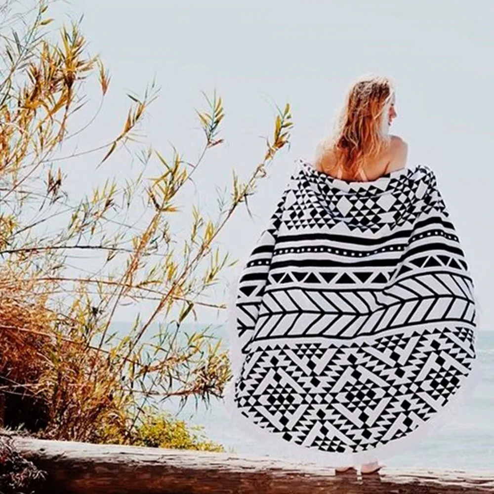 round bloom beach pareo