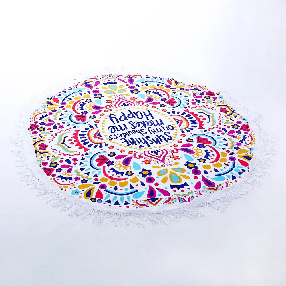 round bloom beach pareo