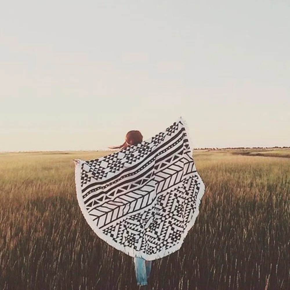 round bloom beach pareo