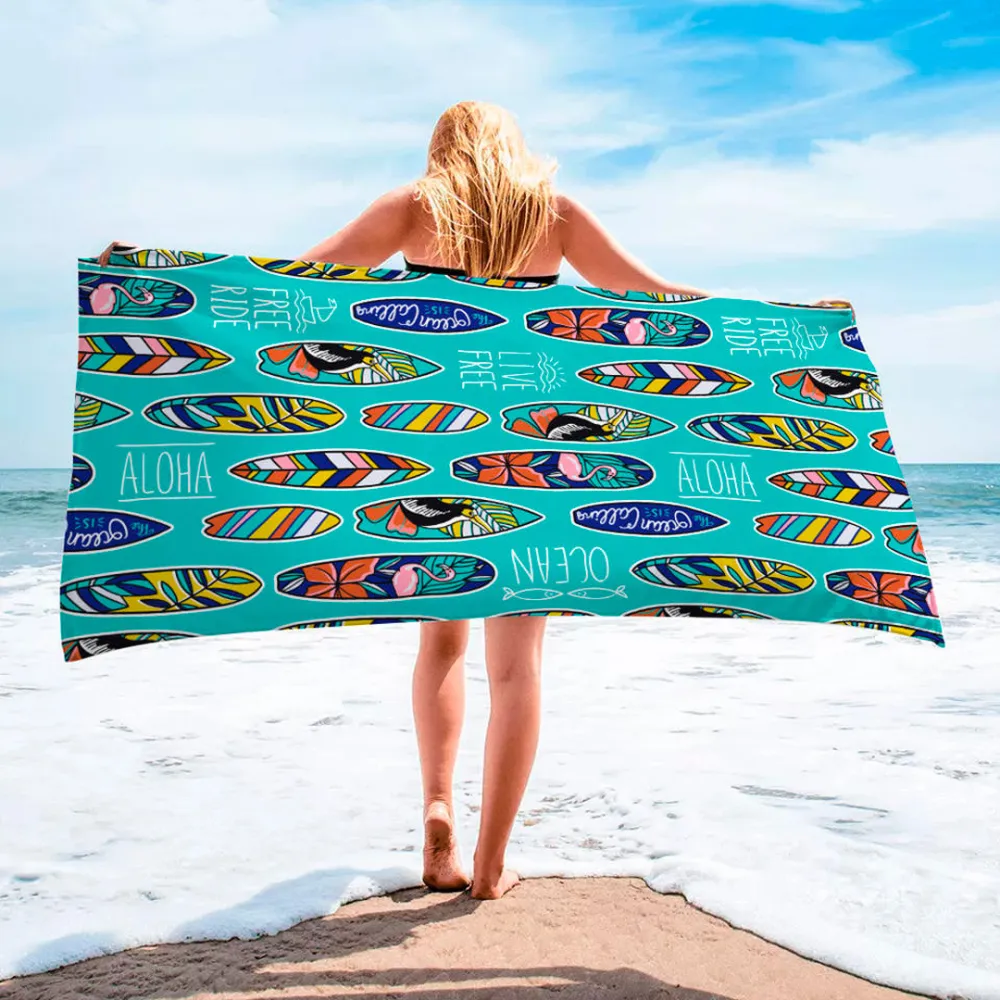 Micro Fiber Beach Towel with Pattern
