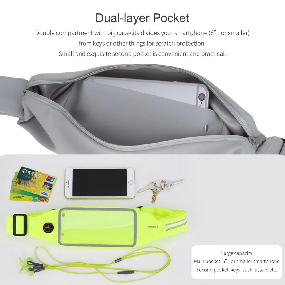 running belt with touch screen