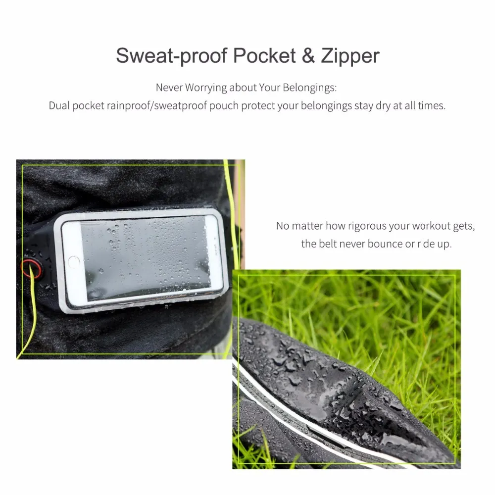 running belt with touch screen