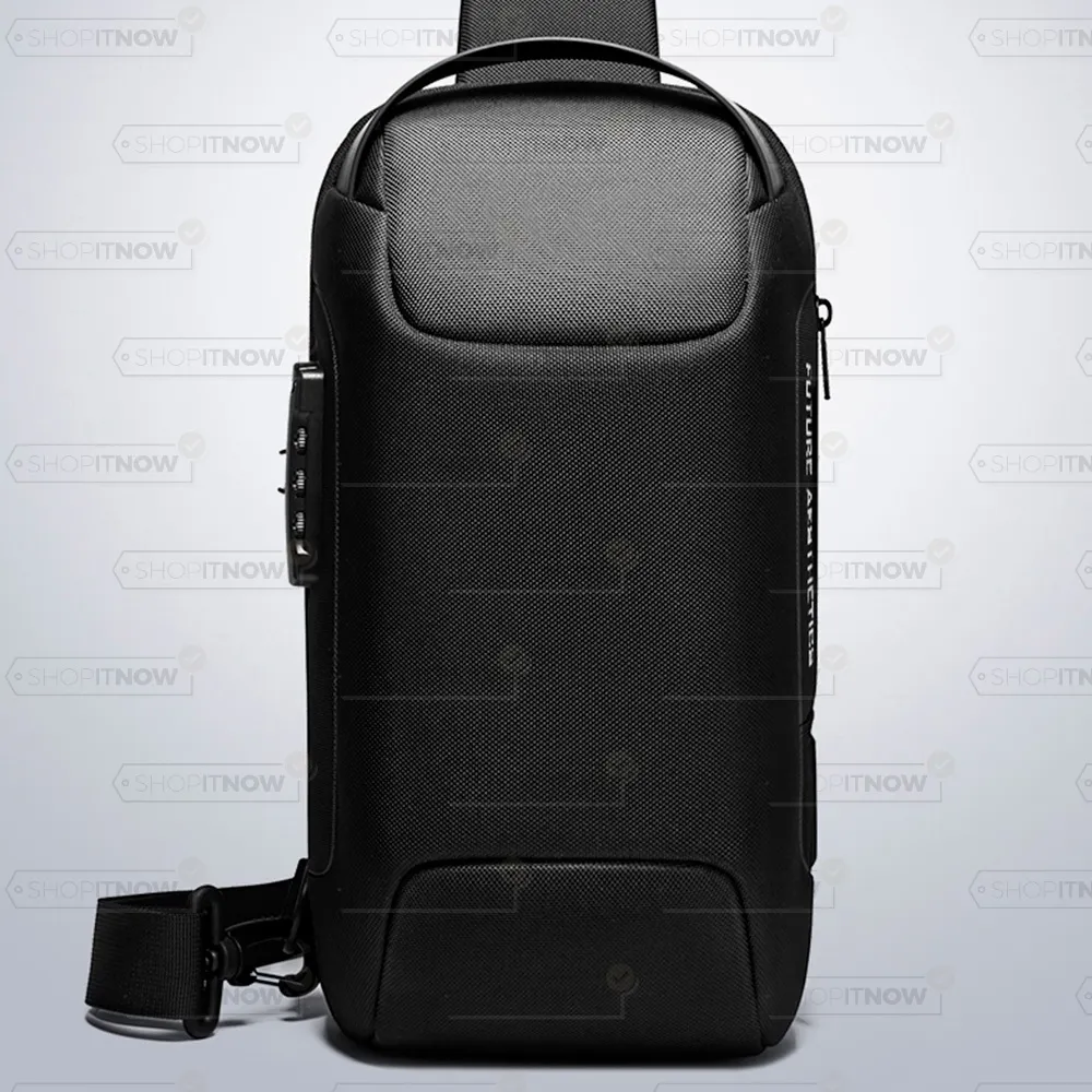 τσάντα πλάτης με ενσωματωμένη κλειδαριά & USB