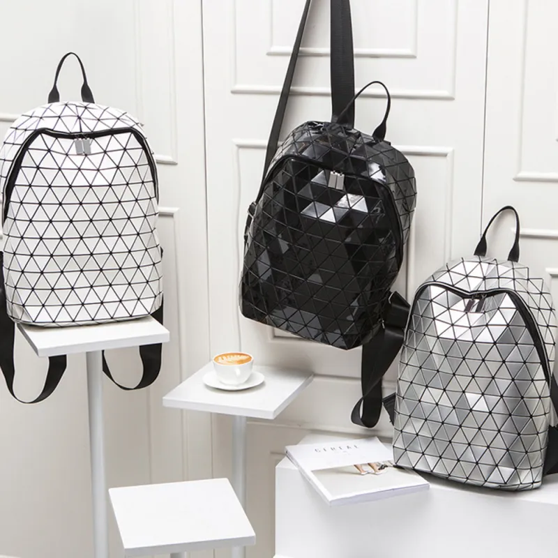 geometric backpack