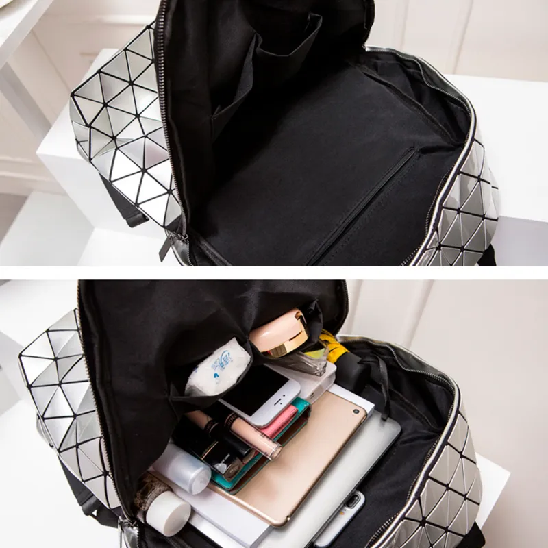 geometric backpack