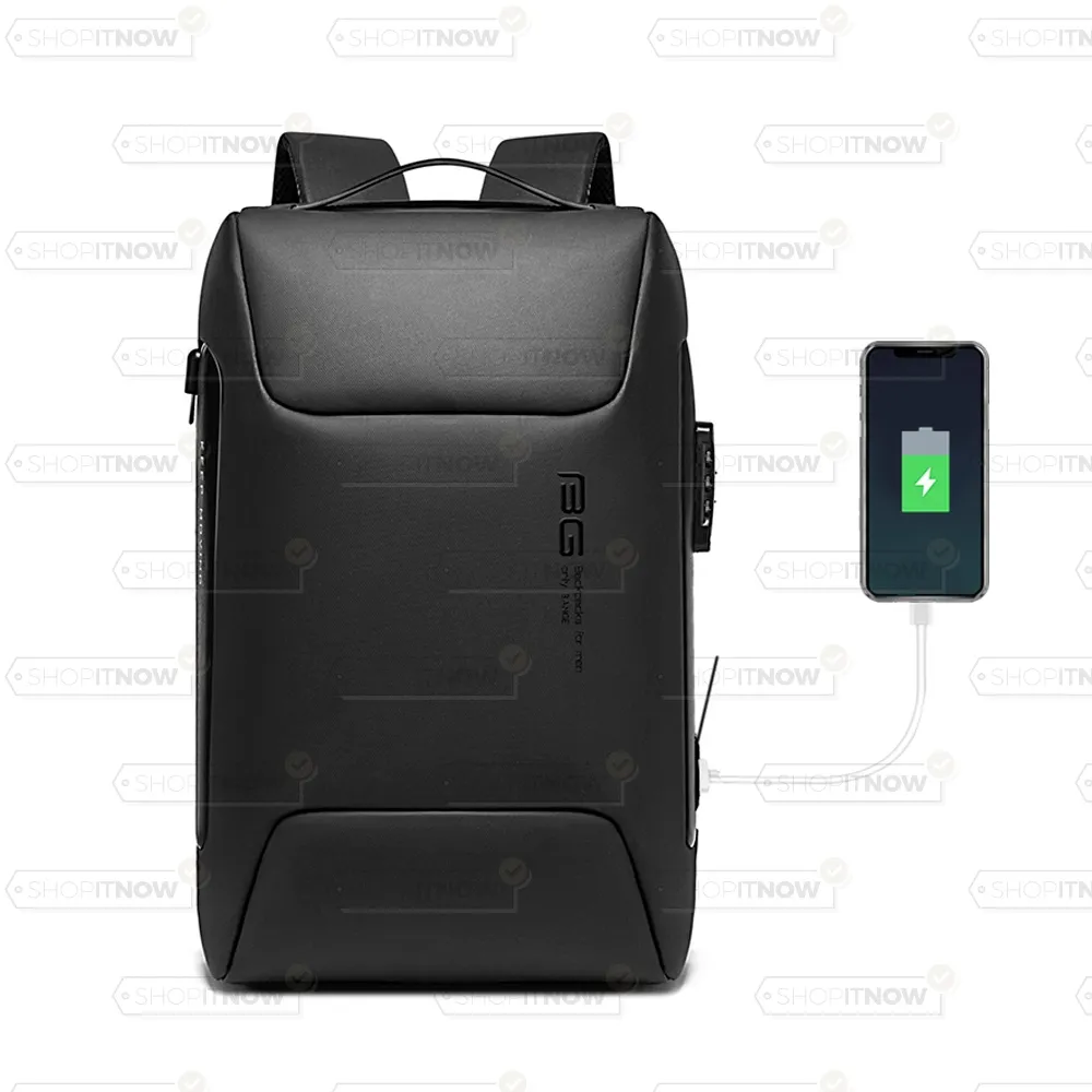 backpack with built-in lock & USB