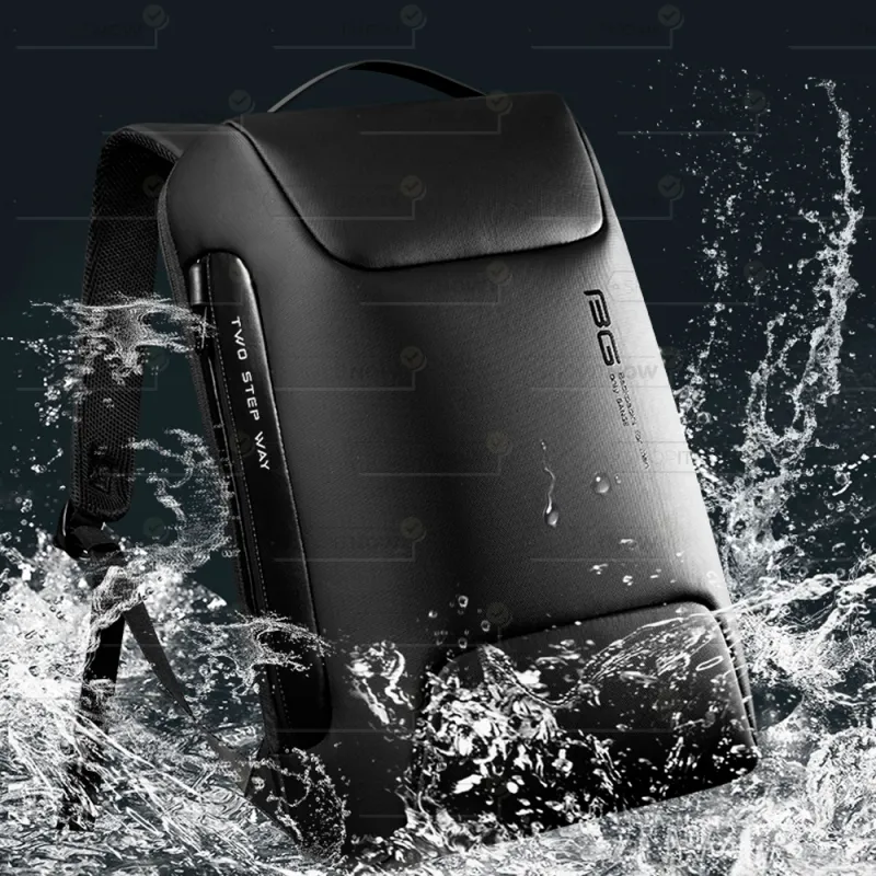 backpack with built-in lock & USB