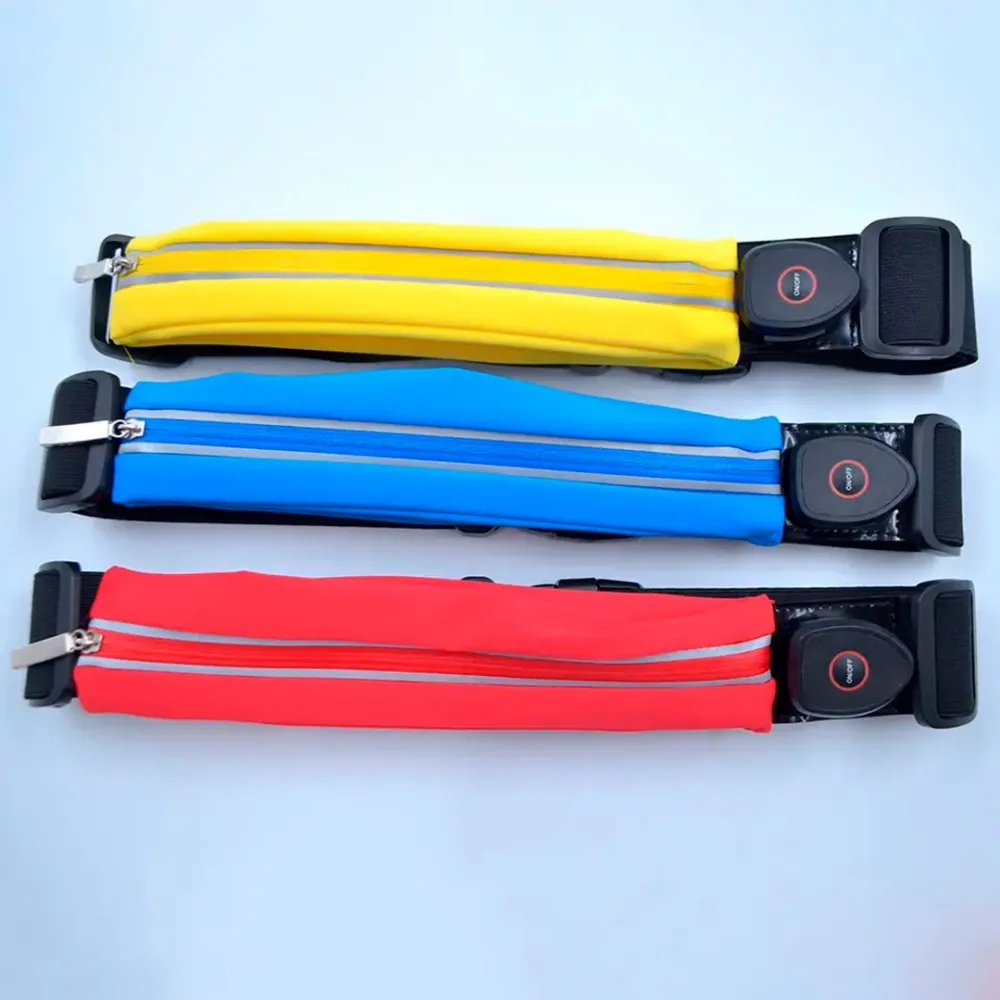 sports waist bag with LED