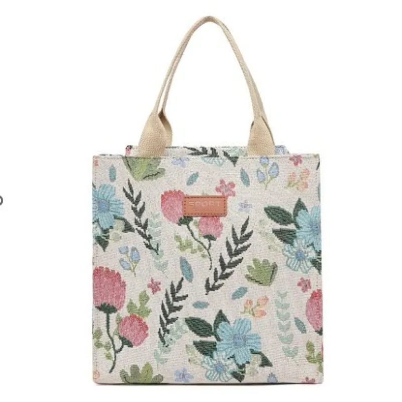 Floral Insulated Lunch Bag