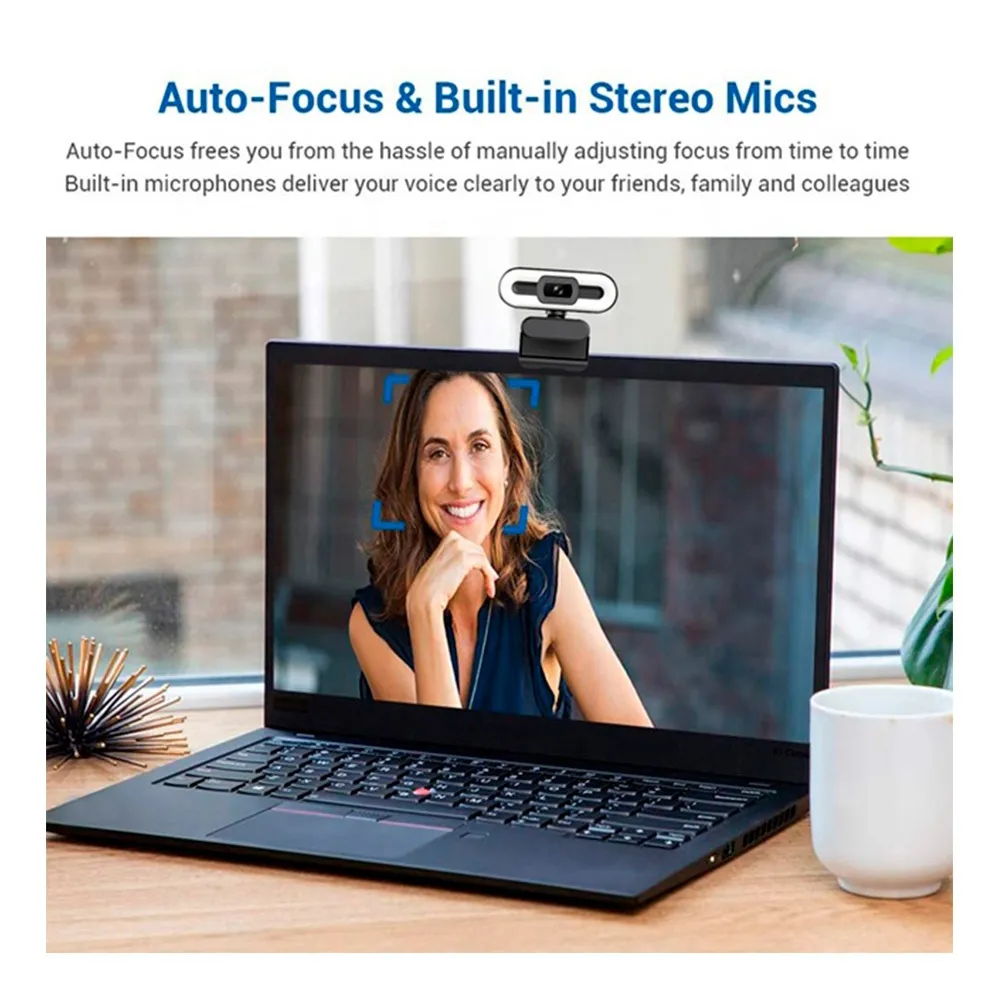 web camera with led lighting