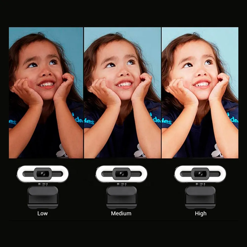 web camera with led lighting