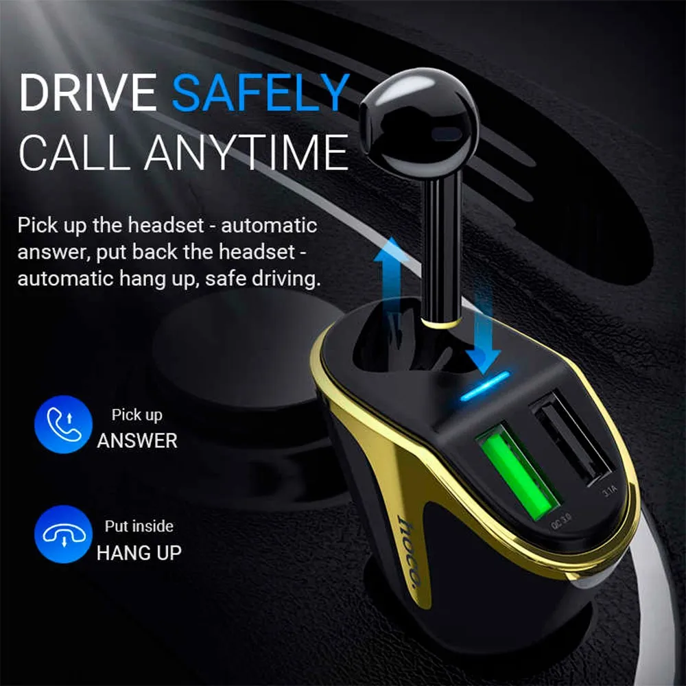 e47 car headset & charger