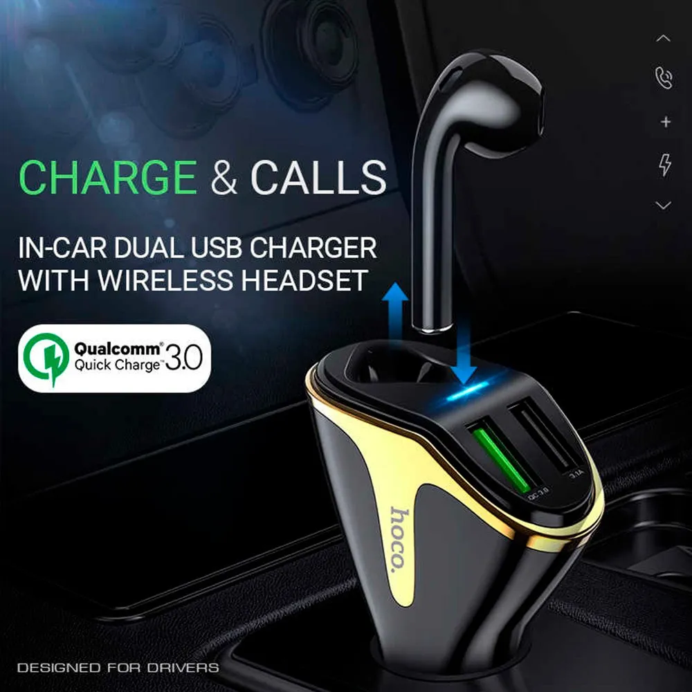 e47 car headset & charger