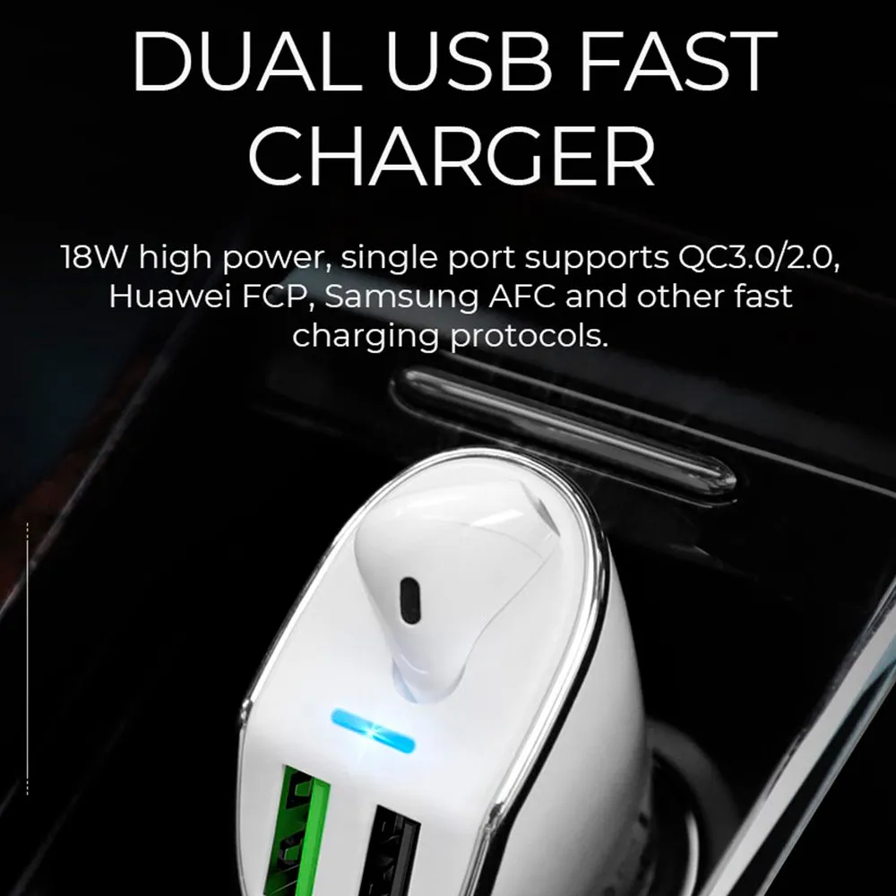 e47 car headset & charger