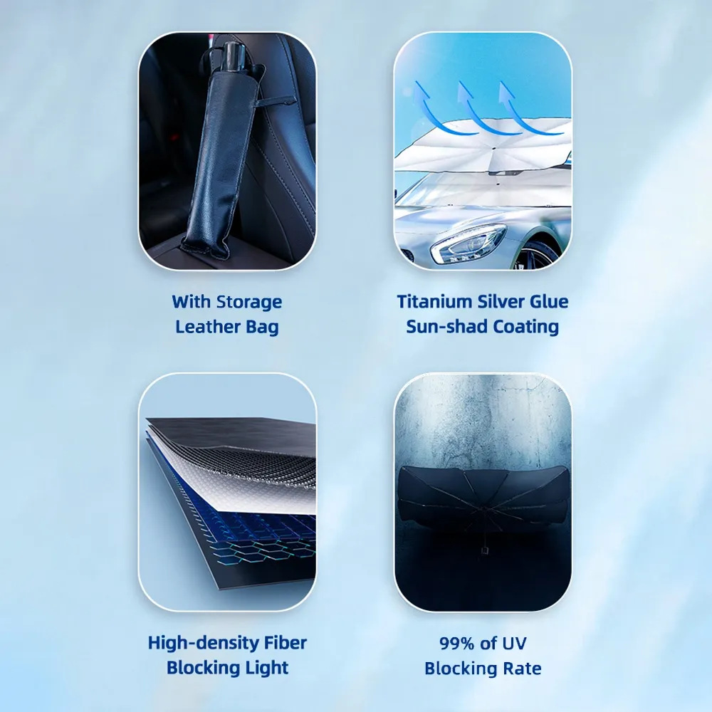 Car windshield sun protection