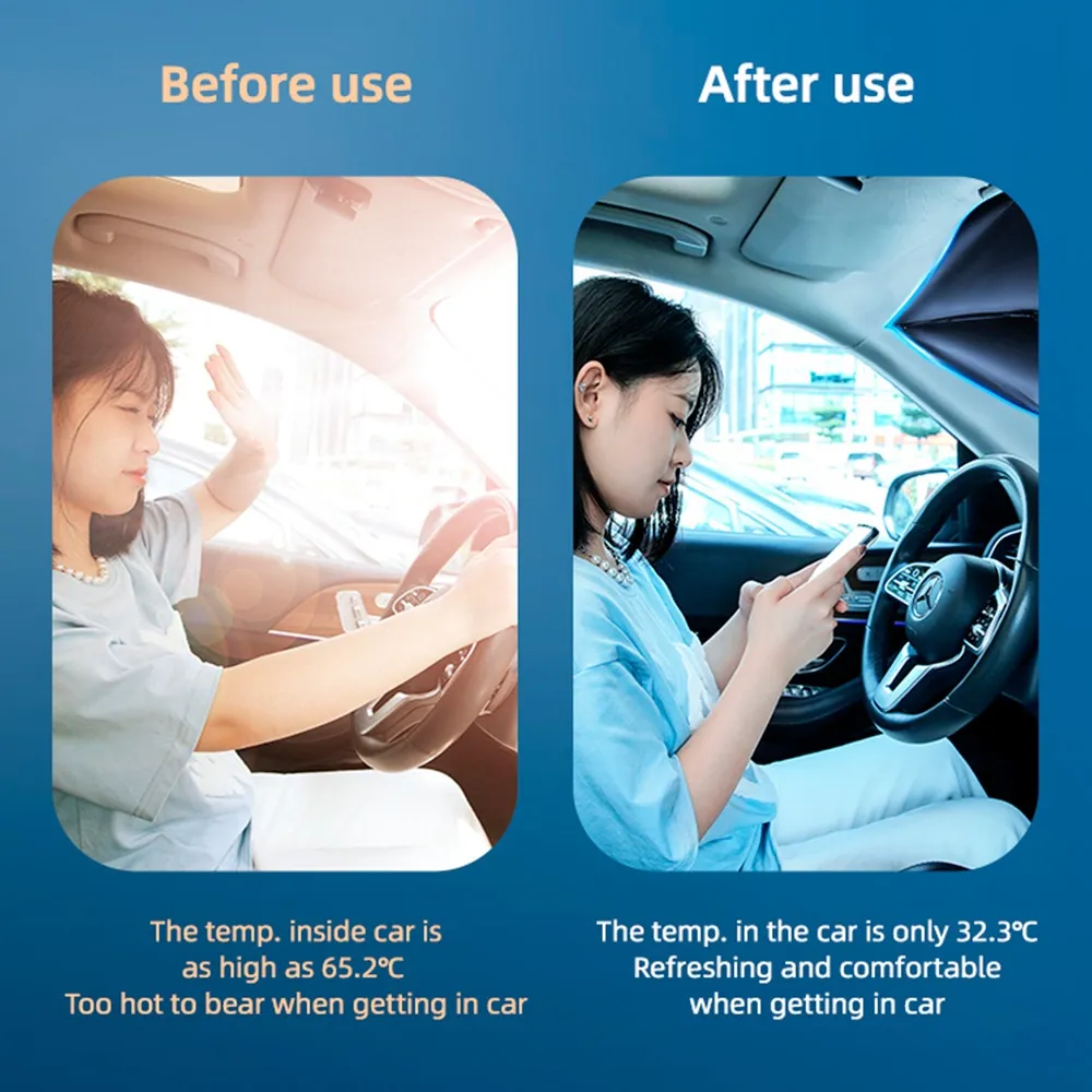 Car windshield sun protection