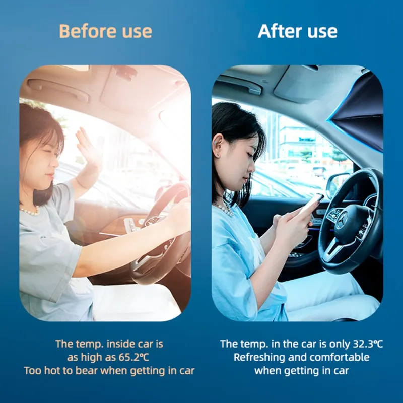 Car windshield sun protection