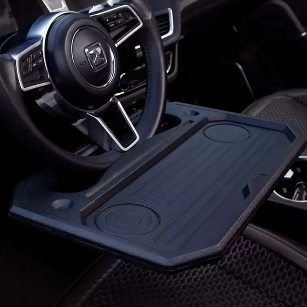 Car steering wheel table