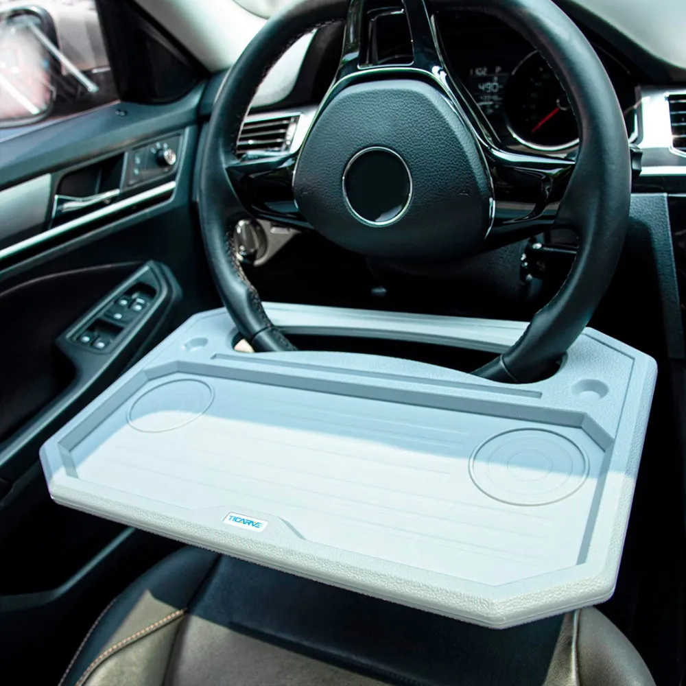 Car steering wheel table