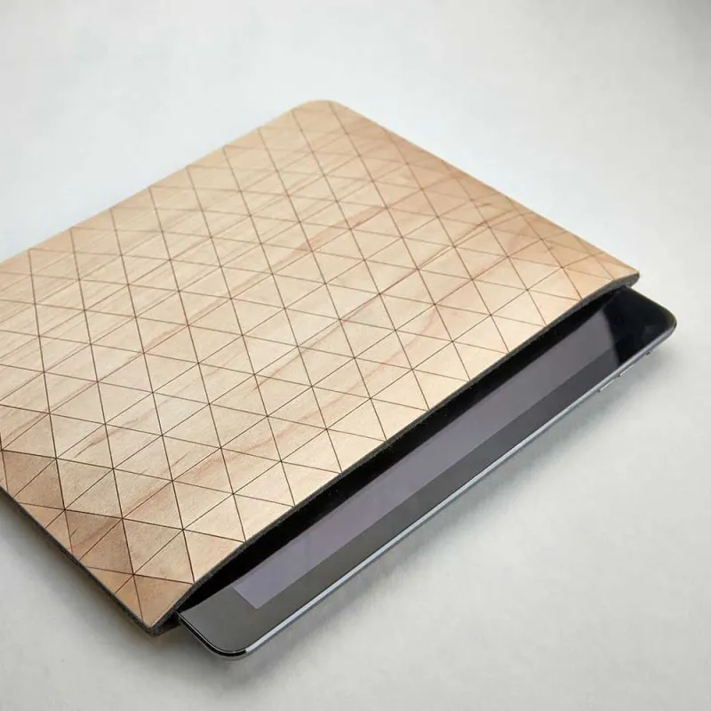 wooden tablet sleeve