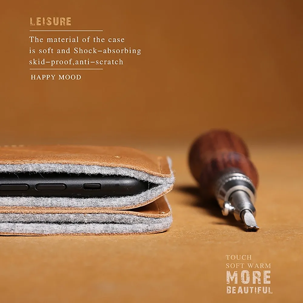 Wallet and leather mobile phone case