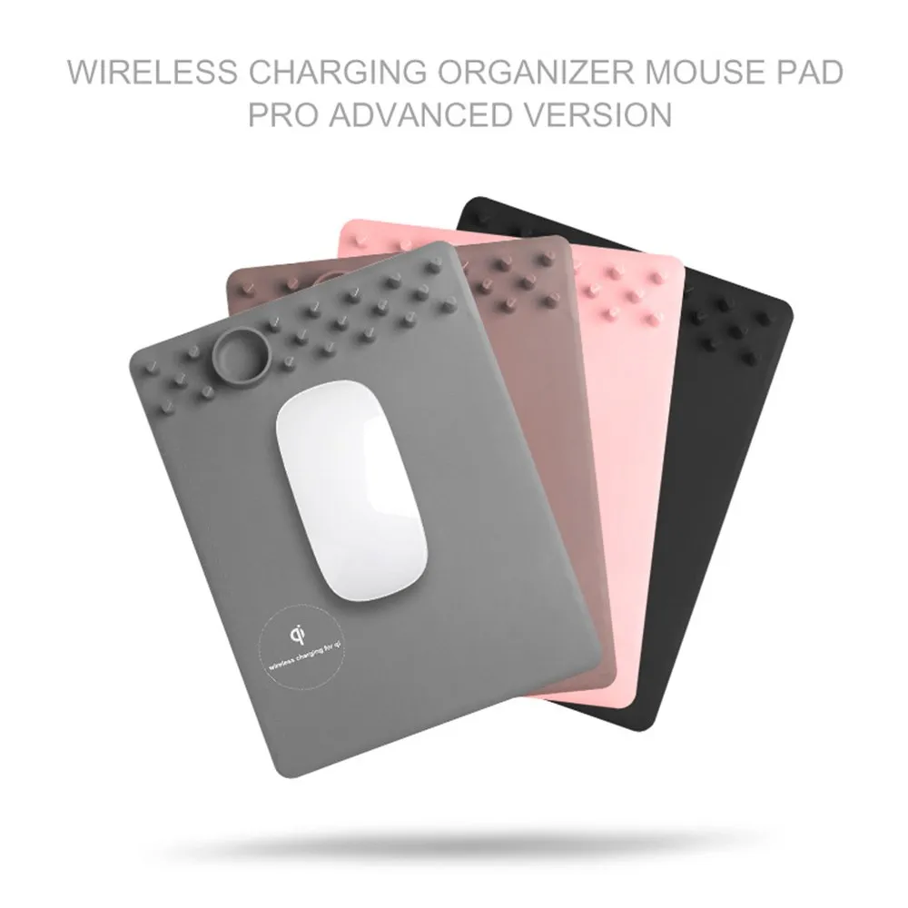 multifunctional wireless qi mousepad - charging base