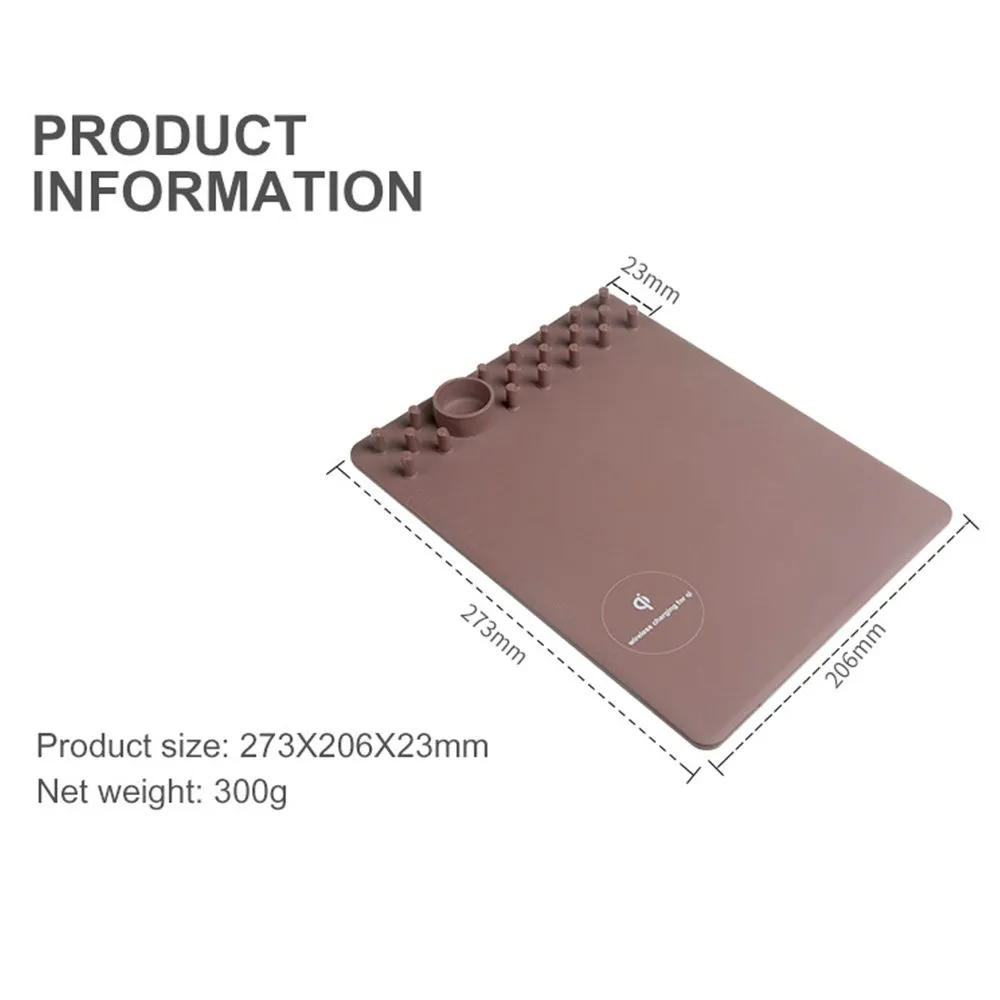 multifunctional wireless qi mousepad - charging base