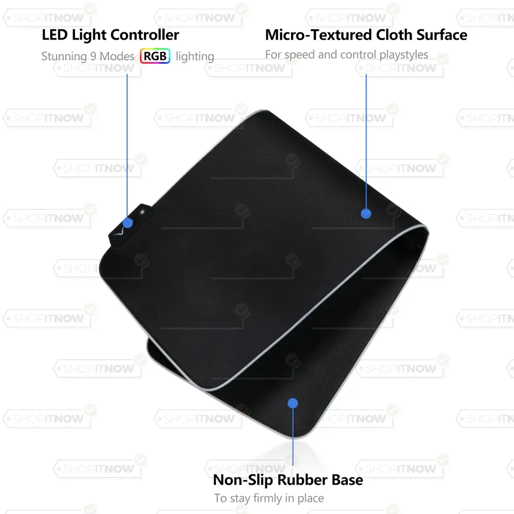 king size mousepad with led lighting
