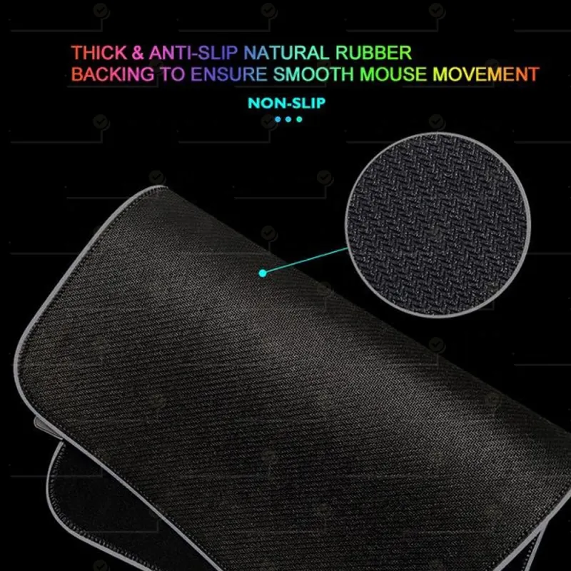king size mousepad with led lighting