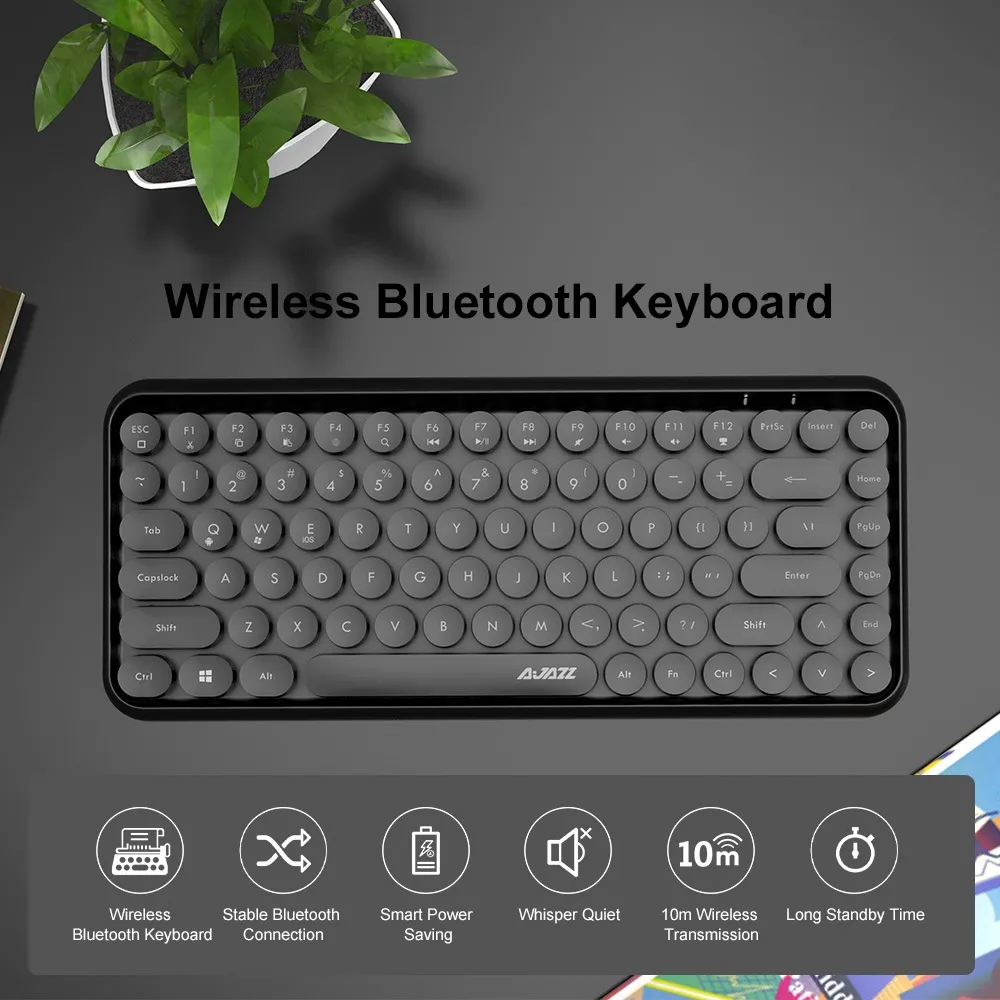 retro wireless keyboard