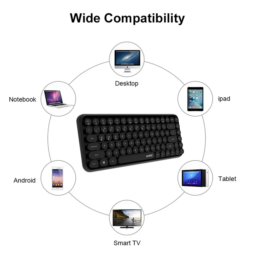 retro wireless keyboard