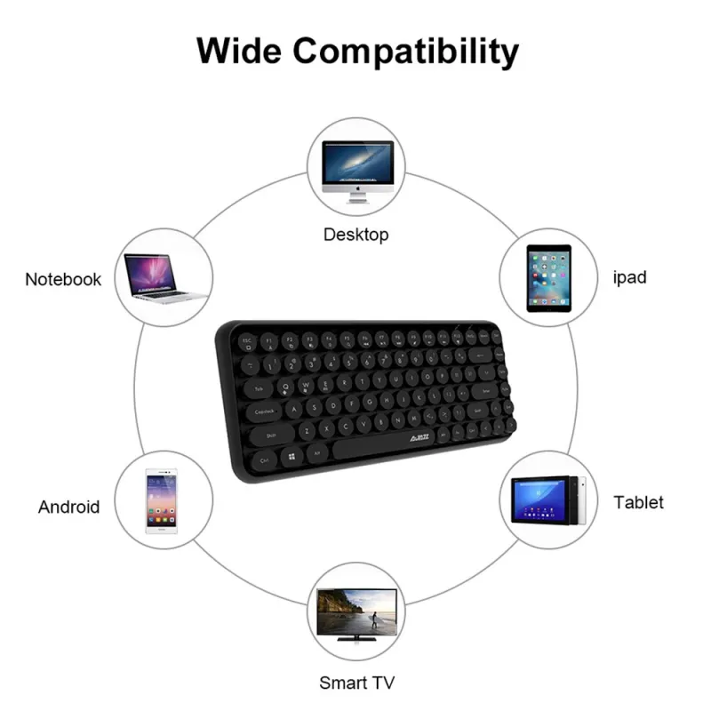 retro wireless keyboard