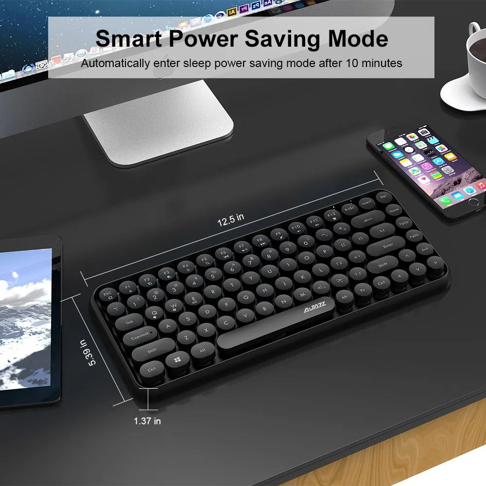 retro wireless keyboard