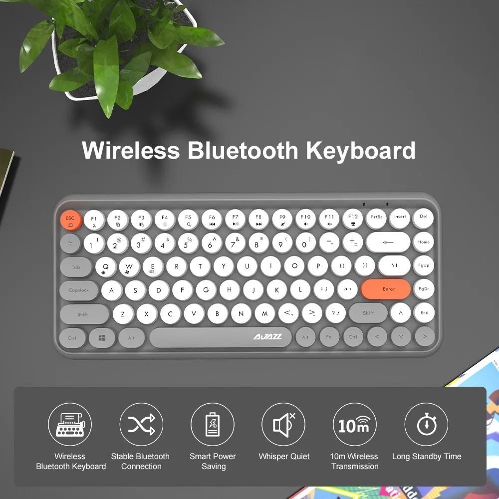 retro wireless keyboard