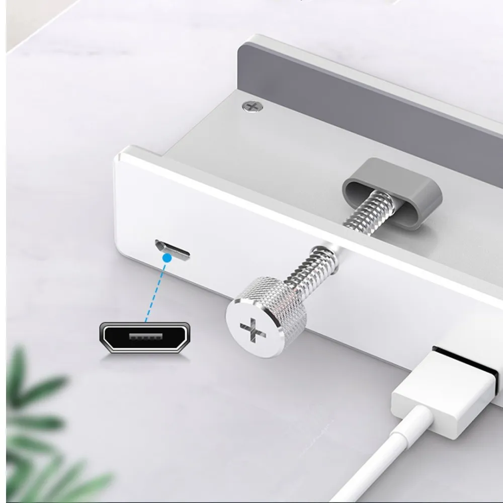 USB 3.0 Hub made of aluminium with clip
