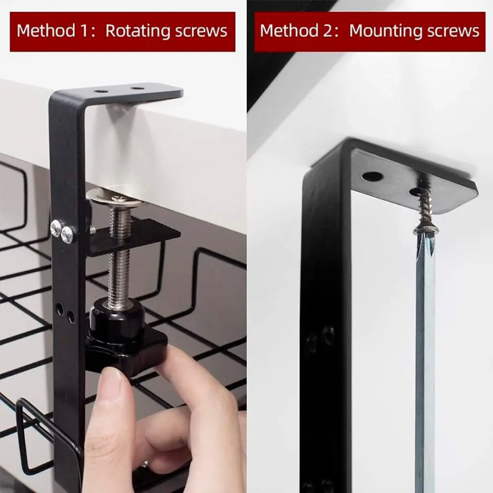 Under Desk Cable Organizer