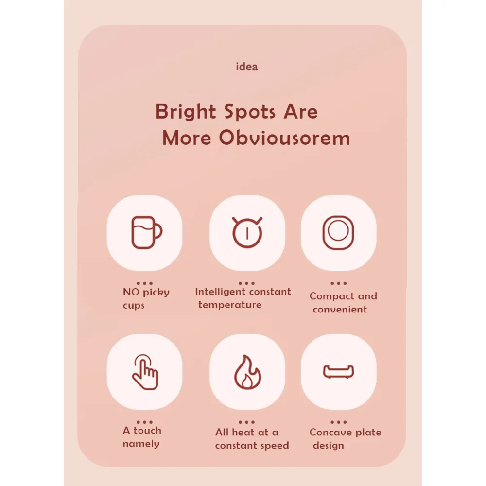 Heated Mug Stand with Temperature Control