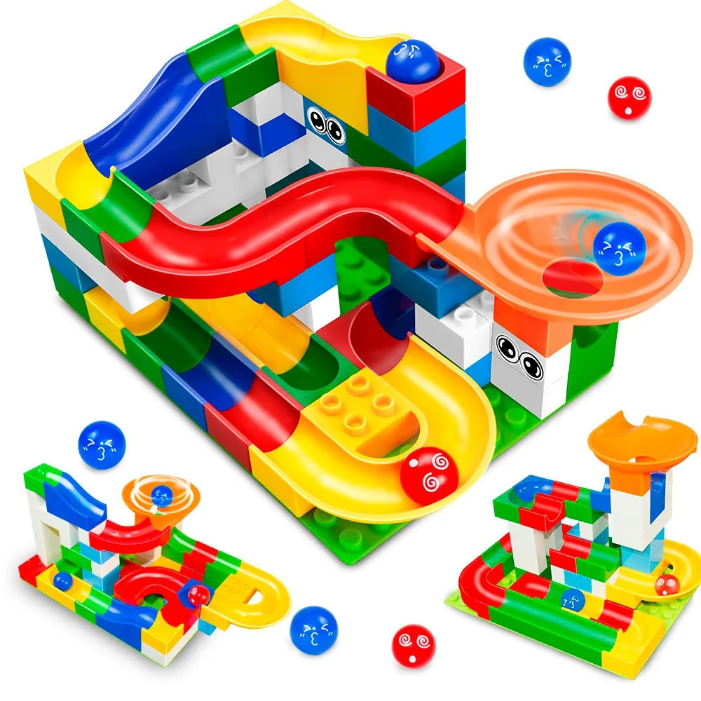race track with balls (52 pcs)