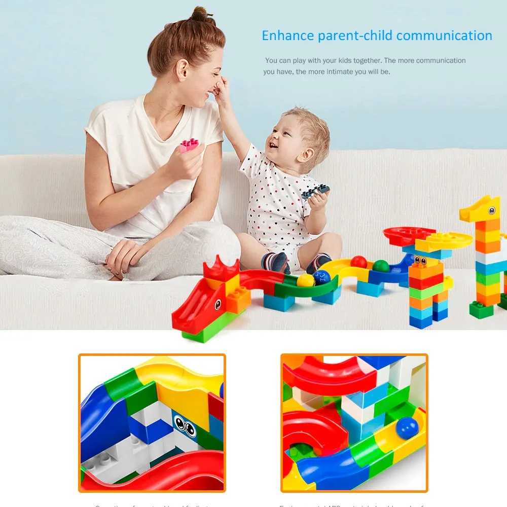 race track with balls (52 pcs)