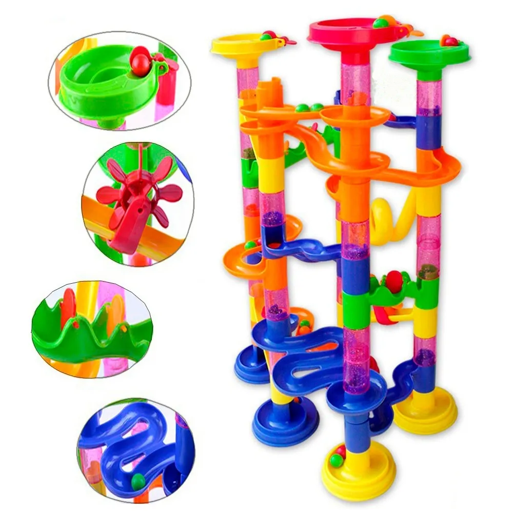 racing tower with marbles