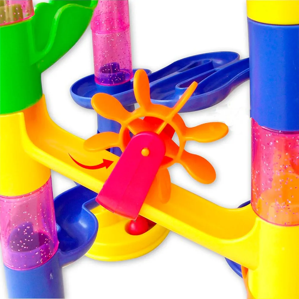 racing tower with marbles