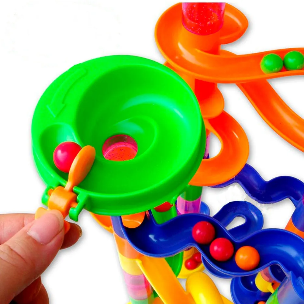 racing tower with marbles